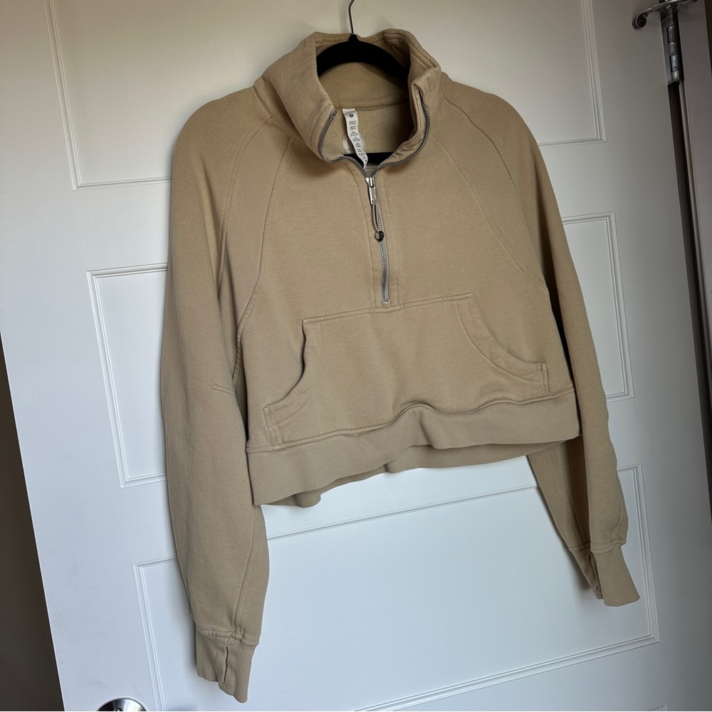 Scuba Oversized Funnel Neck Half Zip